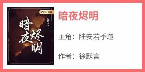 《暗夜烬明》陆安若季瑄小说全章节最新阅读