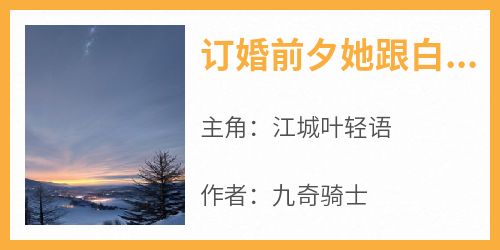 订婚前夕她跟白月光去了KTV【全章节】江城叶轻语完结版免费阅读
